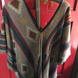 Aztec Poncho by Lime Chili